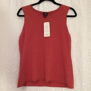 Eileen Fisher Silk Cashmere Sweater Tank NWT Sz M